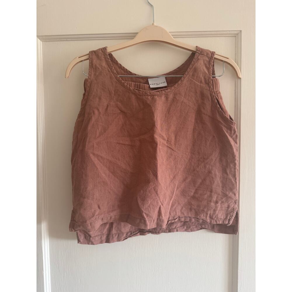 Parachute Home Linen Tank & Short Set in Copper - Size Small - Picture 2 of 11